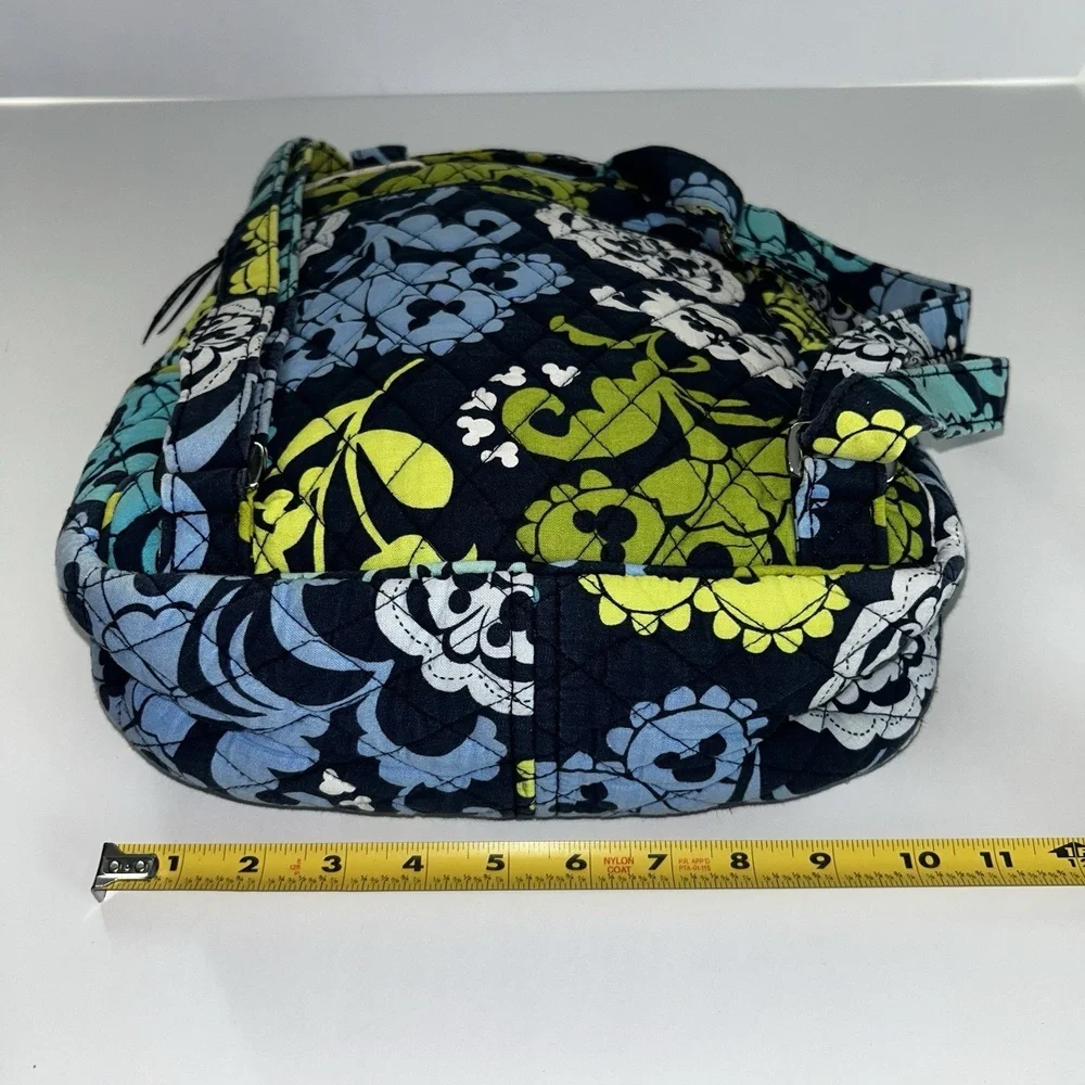 Vera Bradley Disney‎ Blue and Green Floral Backpack Quilted